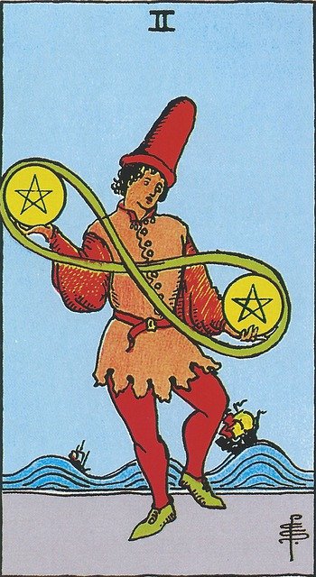 two of pentacles 